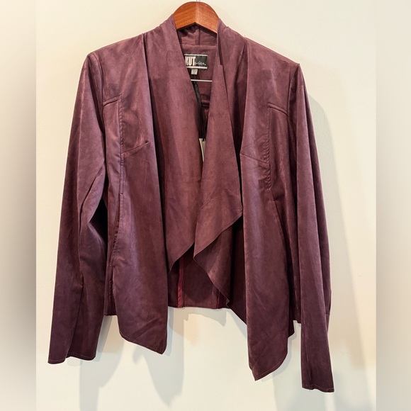Kut from the Kloth Jackets & Blazers - Kut from the Kloth Women's Deep Purple Blazer Size XL
